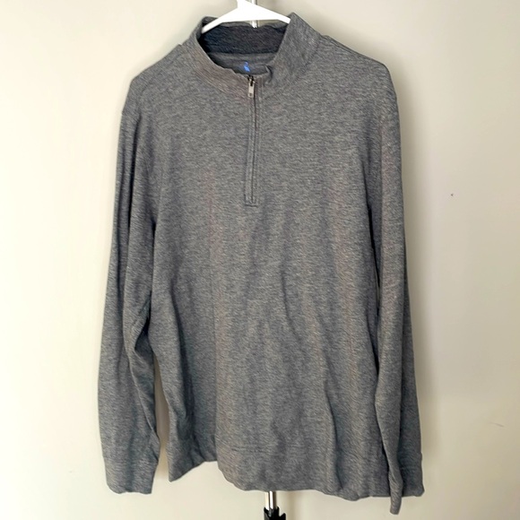 Taylor Byrd Men’s XL pullover quarter zip. thin pullover - gray - Picture 1 of 5